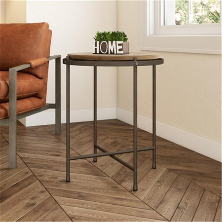 ASPIRE HOME ACCENTS Patton Industrial Accent TableGray 7340